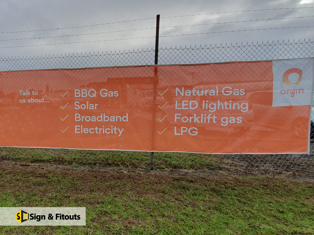Signage Campbellfield Banner Sign Mesh Banner Sign Fence Sign